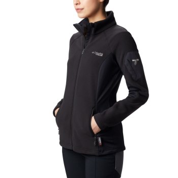 Dámské Bundy Columbia Titan Pass II 2.0 Fleece Plus Size Černé YLICEM247